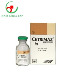 Cetrimaz 1g Pymepharco - Điều trị các bệnh lý nhiễm khuẩn