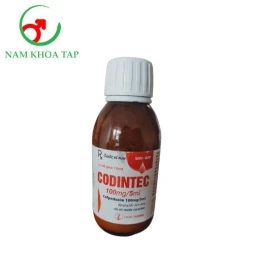Codintec 100mg/5ml Dopharma (70ml) - Điều trị nhiễm khuẩn từ nhẹ đến trung bình