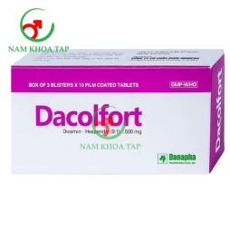 Dacolfort - Thuốc điều trị suy tĩnh mạch thừng tinh hiệu quả của Danapha