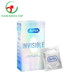 Durex Invisible - Bao cao su Extra Thin Extra Sensitive 10 bao