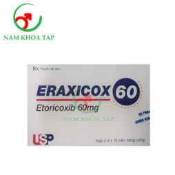 Eraxicox 60mg US Pharma - Thuốc điều trị viêm đau xương khớp