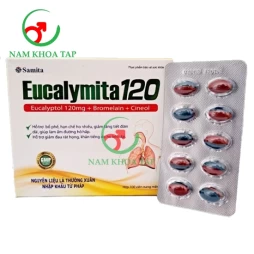 EUCALYMITA 120 Halifa - Hỗ trợ bổ phế, giảm đau họng, khàn tiếng