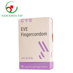 EVE Fingercondom - Bao cao su ngón tay trơn mượn hộp 18 cái