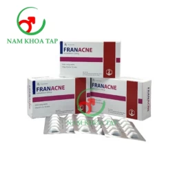 Franacne 20mg Dopharma - Công dụng hiệu quả điều trị mụn trứng cá nặng