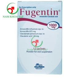 Fugentin 1000mg (bột) - Điều trị các triệu chứng nhiễm khuẩn