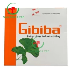 Gibiba Phil Inter Pharma - Hỗ trợ trị rối loạn tuần hoàn ngoại biên