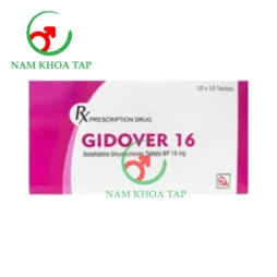 Gidover 16 - Betahistine 16mg Globela