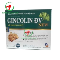Gincolin ĐV New - Giúp tăng cường tuần hoàn máu não hiệu quả
