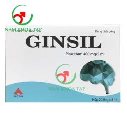 Ginsil 400mg/5ml CPC1HN - Điều trị thiếu máu lên não