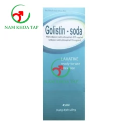Golistin Soda 45ml CPC1HN - Hỗ trợ giảm các triệu chứng táo bón