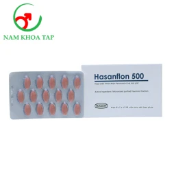 Hasanflon 500 - Thuốc điều trị giãn tĩnh mạch thừng tinh hiệu quả