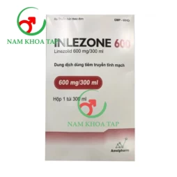 Inlezone 600 Amvipharm - Thuốc trị ký sinh trùng, chống nhiễm khuẩn