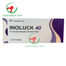 Inoluck 40 Sterling - Thuốc điều trị viêm loét dạ dày của Ấn Độ