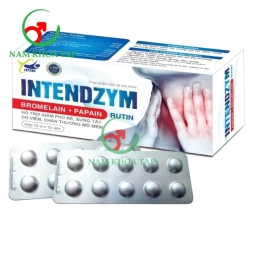Intendzym Tradiphar - Hỗ trợ giảm phù nề, sưng tấy do chấn thương