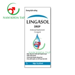 Lingasol Drop - Ambroxol hydrochlorid 7,5mg/ml Hà Nam