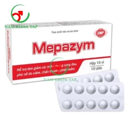 Mepazym Viheco - Giúp giảm phù nề đường hô hấp hiệu quả