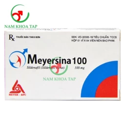 Meyersina 100mg Bepharco - Duy trì cương dương để thỏa mãn hoạt động tình dục