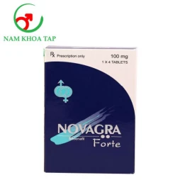 Novagra Forte - Thuốc điều trị rối loạn cương dương và tăng áp lực động mạch phổi của Ấn Độ
