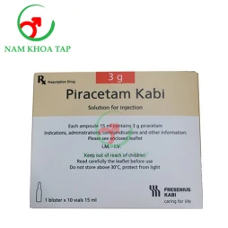 Piracetam Kabi 3g/15ml - Thuốc điều trị chóng mặt hiệu quả