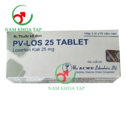 PV-Los 25 Tablet - Losartan kali 25mg The Acme Laboratories
