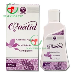 Quatid 120ml GSV - Làm sạch da và giảm tình trạng da bóng nhờn