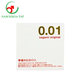 Bao cao su Sagami Original 0.01 siêu mỏng hộp 1 cái
