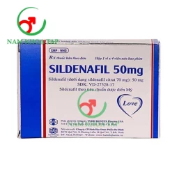 Sildenafil 50mg - Điều trị rối loạn cương dương hiệu quả