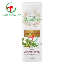 Sữa tắm gội Oganskin 230ml Biopro - Làm sạch da, làm mát, giữ ẩm cho da