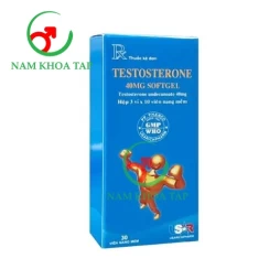 Testosterone 40mg Softgel - Thuốc bổ sung hormon testosterone hiệu quả