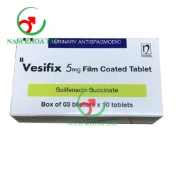 Vesifix 5mg Nobel - Điều trị chứng tiểu tiện không tự chủ