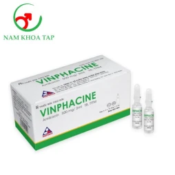 Vinphacine 500mg/2ml Vinphaco - Điều trị Nhiễm khuẩn do vi khuẩn