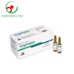 Vinphaton 10mg/2ml Vinphaco - Điều trị rối lọan tuần hoàn máu não