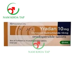 Yradan 10mg - Donepezil hydrochloride 10mg Krka