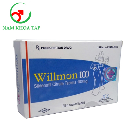 Willmon 100 - Thuốc điều trị rối loạn cương dương hiệu quả của Ấn Độ
