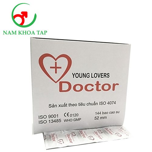 Young Lovers Doctor - Bao cao su trơn hộp 144 cái của Việt Nam